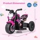 preview thumbnail 23 of 28, Gymax 2-in-1 Kids Electric Motorcycle w/ Detachable Training Wheels - See Details