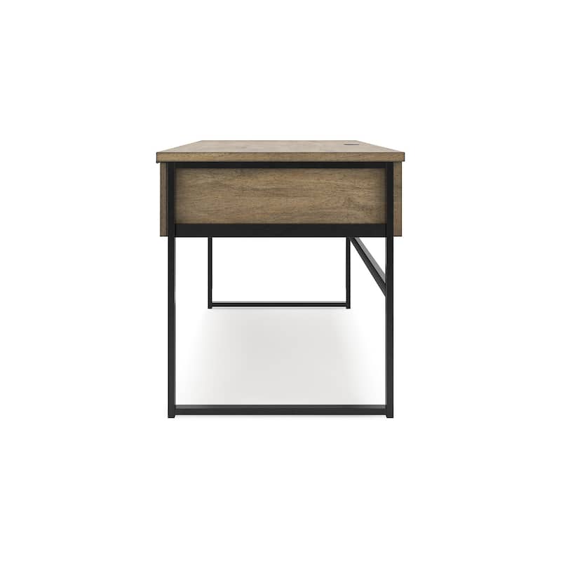 Signature Design by Ashley Montia Light Brown 67" Home Office Desk