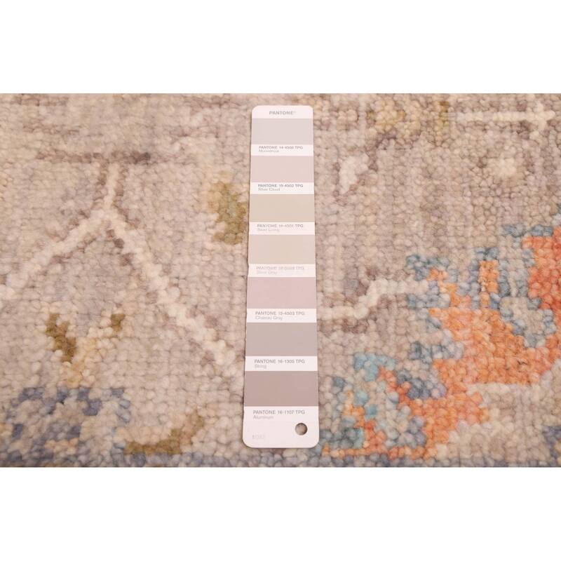 ECARPETGALLERY Hand-knotted Jules Serapi Grey Wool Rug - 8'0 x 9'11