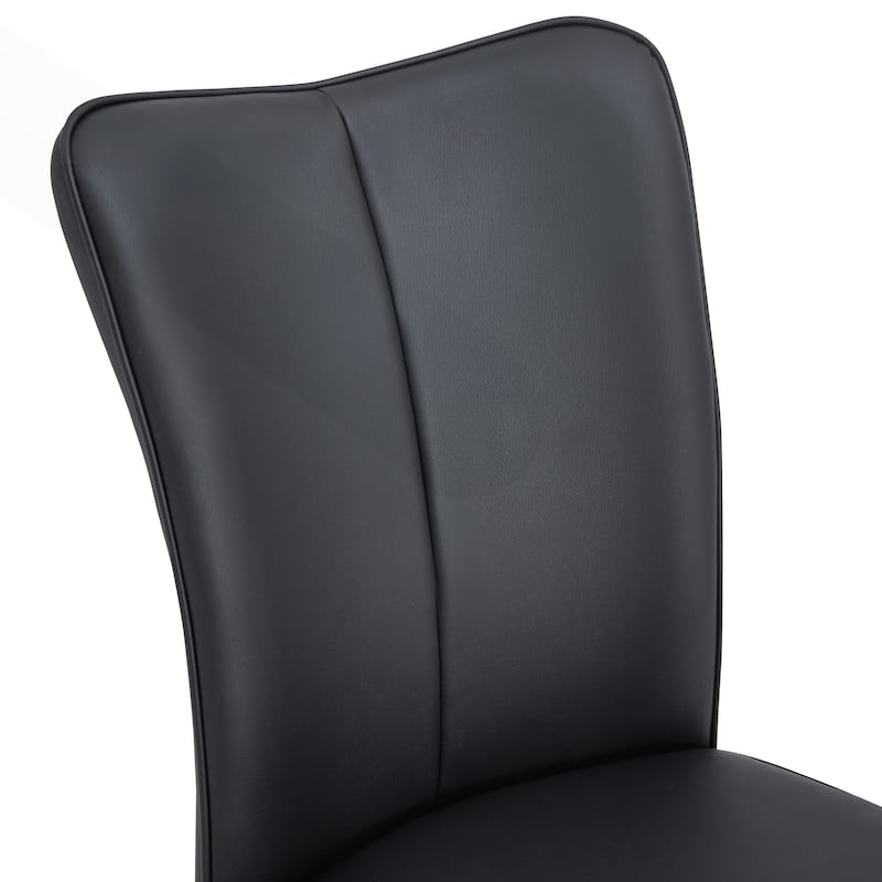 Modern Minimalist Dining Chairs with Comfortable Cushions and Stylish Metal Legs, Ideal for Various Rooms
