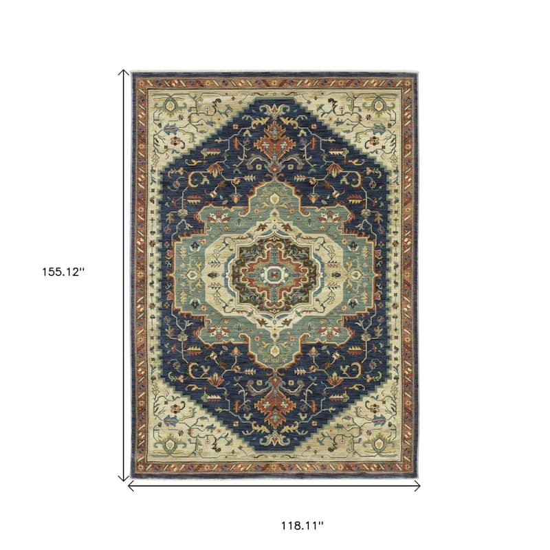 HomeRootsOriental Traditional Rectangle Area Rug