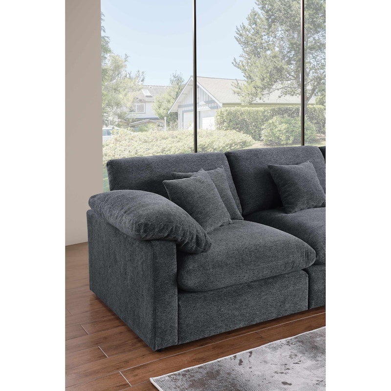 6 - Piece Chenille Sectional