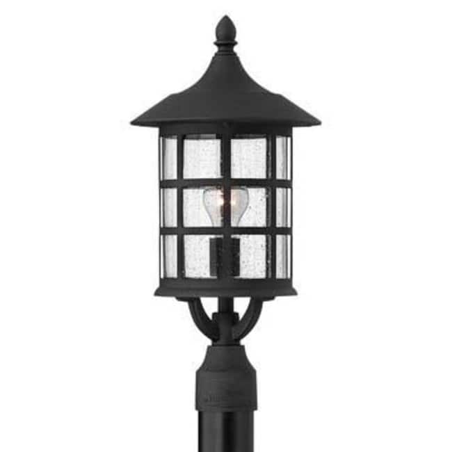 Hinkley Lighting Freeport 1 Light 20.25" Tall Post Light with Clear - Black