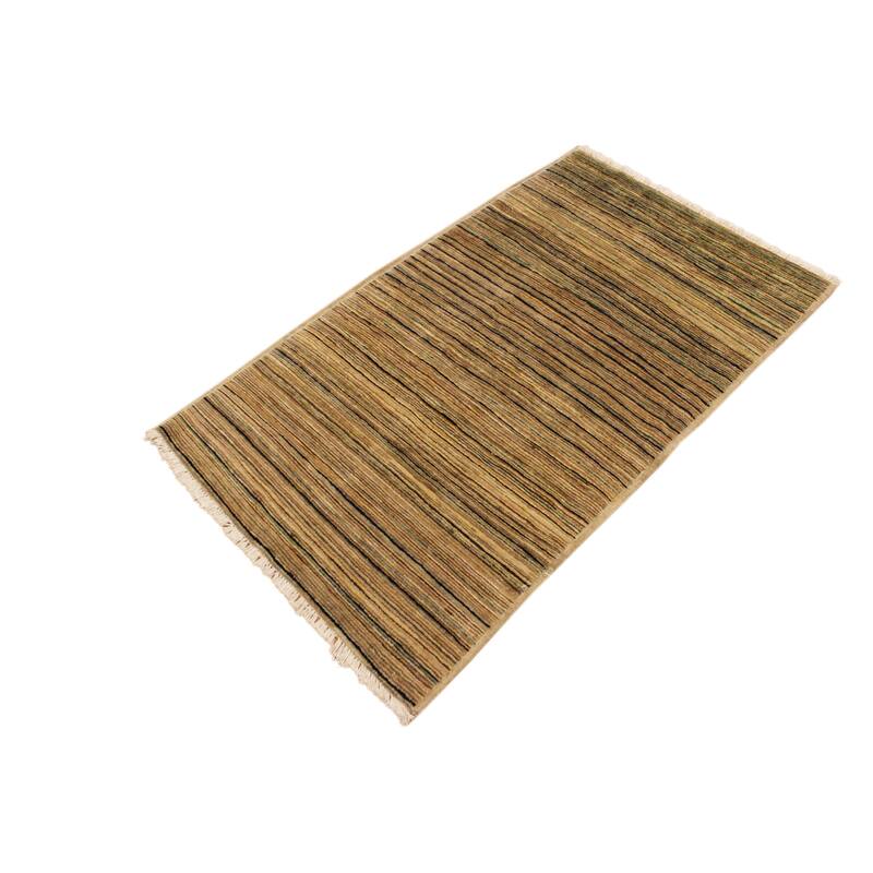 Boho Earthline Gabbeh Hand Knotted Wool Area Rug