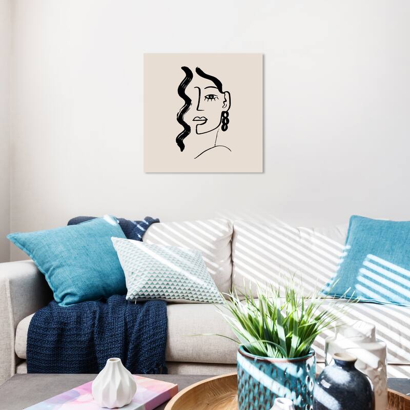 Wynwood Studio Canvas Fashion and Glam Nala Black and Modern & Contemporary Wall Art Canvas Print - 20 x 20