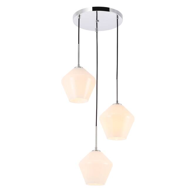 Gerald 3-Light Glass Pendant