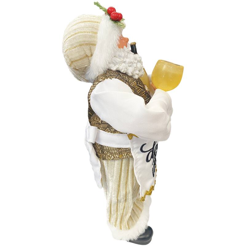 12" When in Doubt Add More Wine Claus