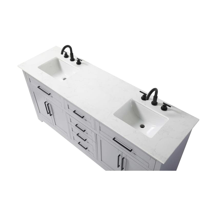 Nathaniel Double Bathroom Vanity (54-84 inch)