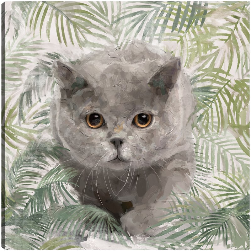 Island Kitties I By Studio Arts Canvas Art Print
