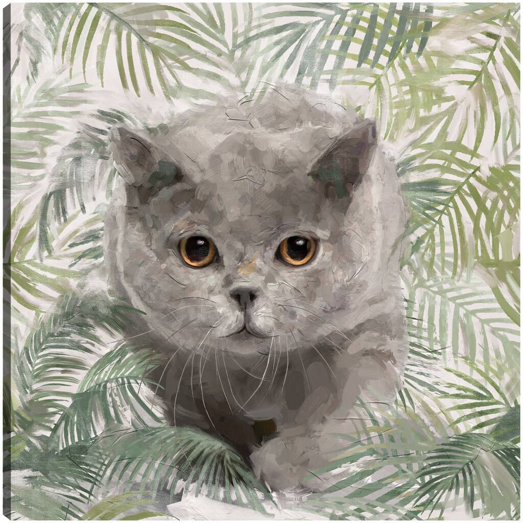 Island Kitties I By Studio Arts Canvas Art Print