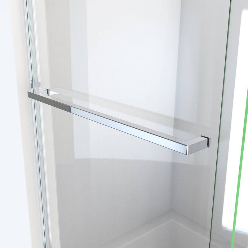 DreamLine Essence 56-60 in. W x 60 in. H Frameless Bypass Tub Door in Chrome