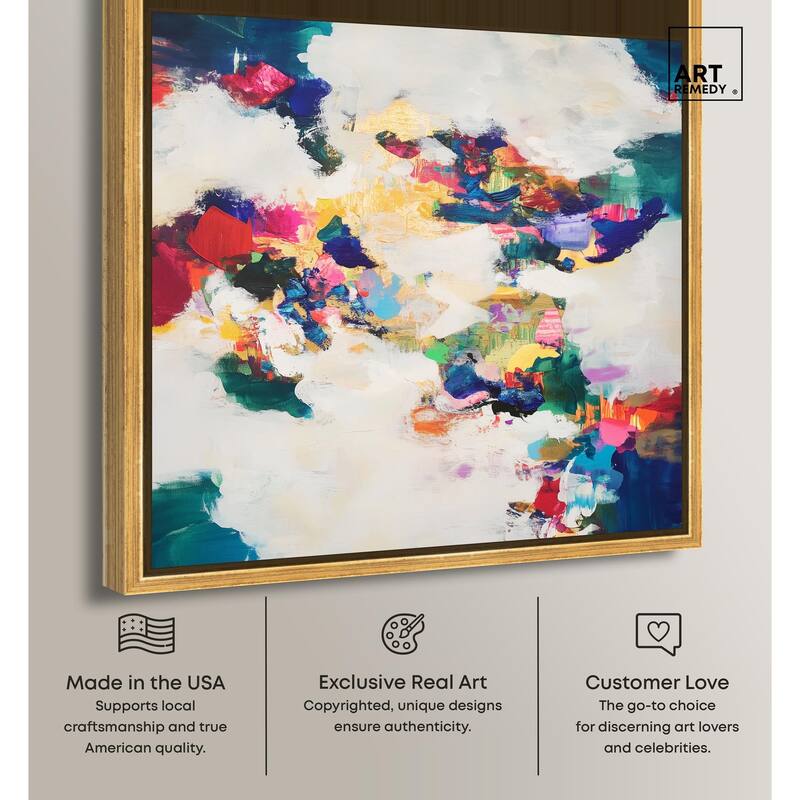 Spectrum Splash Canvas by Art Remedy