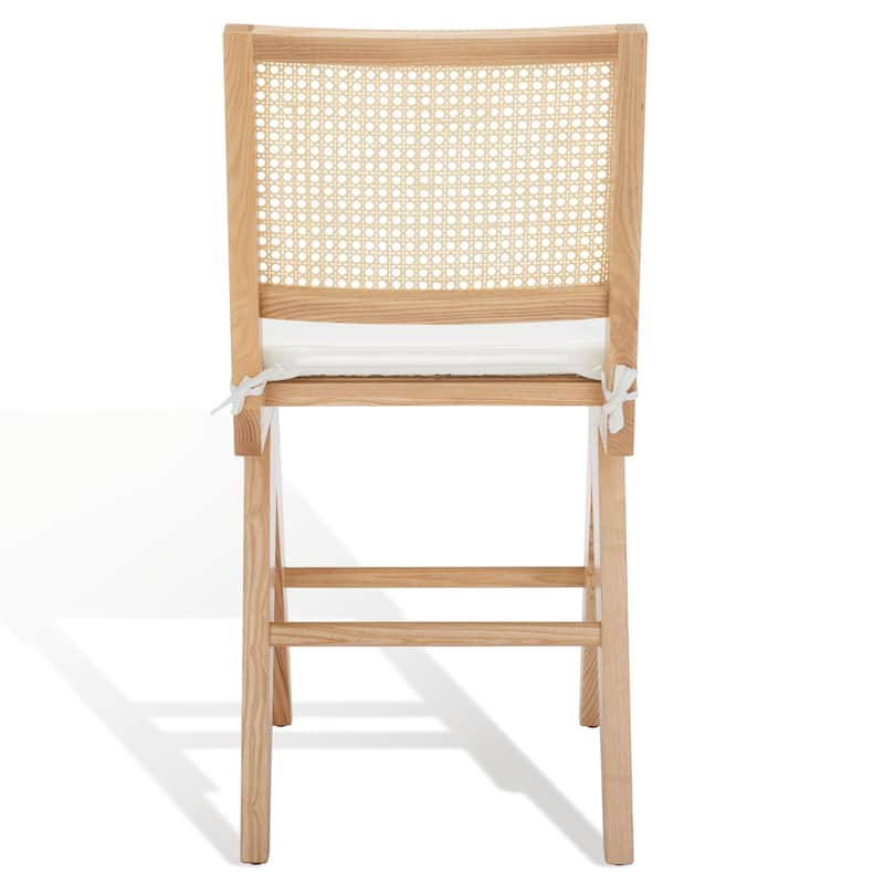 SAFAVIEH Couture Meine Rattan 22-inch Counter Stool - 18 In. W x 23 In. D x 38 In. H - 18Wx23Dx38H