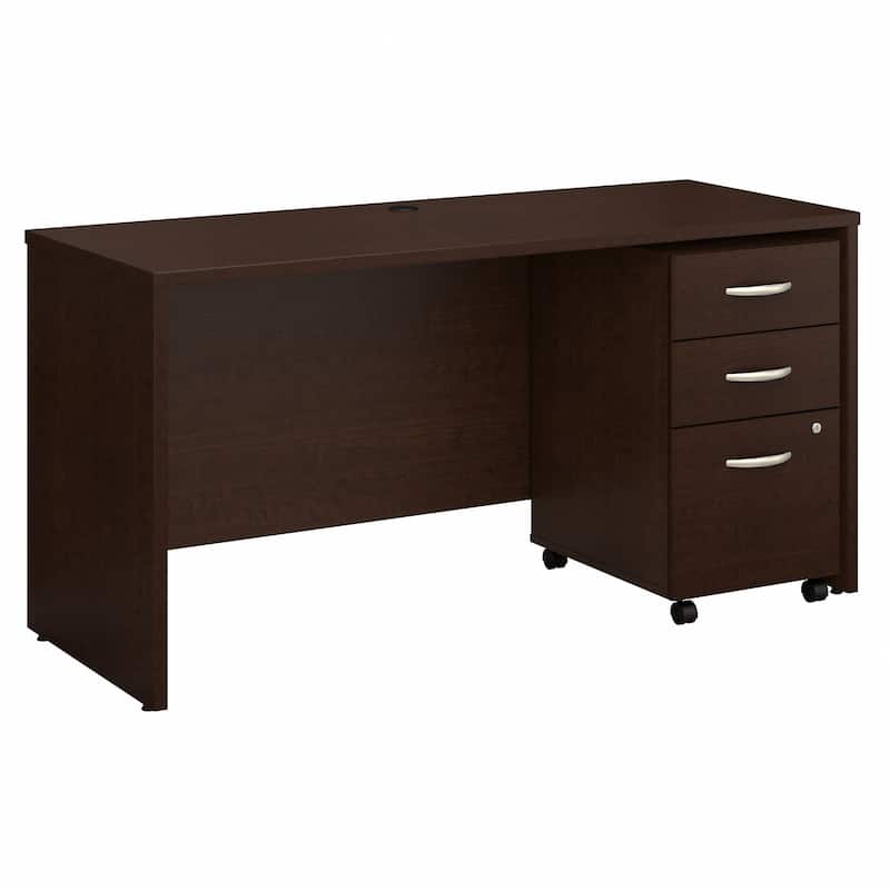 Series C 60W x 24D Office Desk with Drawers by Bush Business Furniture