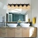 preview thumbnail 57 of 182, 2/3/4-Light Modern Bathroom Crystal Vanity Light Wall Sconces