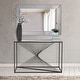 preview thumbnail 8 of 13, Allan Andrews Rectangular Wall Mirror with Mirrored Smoky Gray Wood Frame - 30.3/4" x 45.1/2" x 3/4"