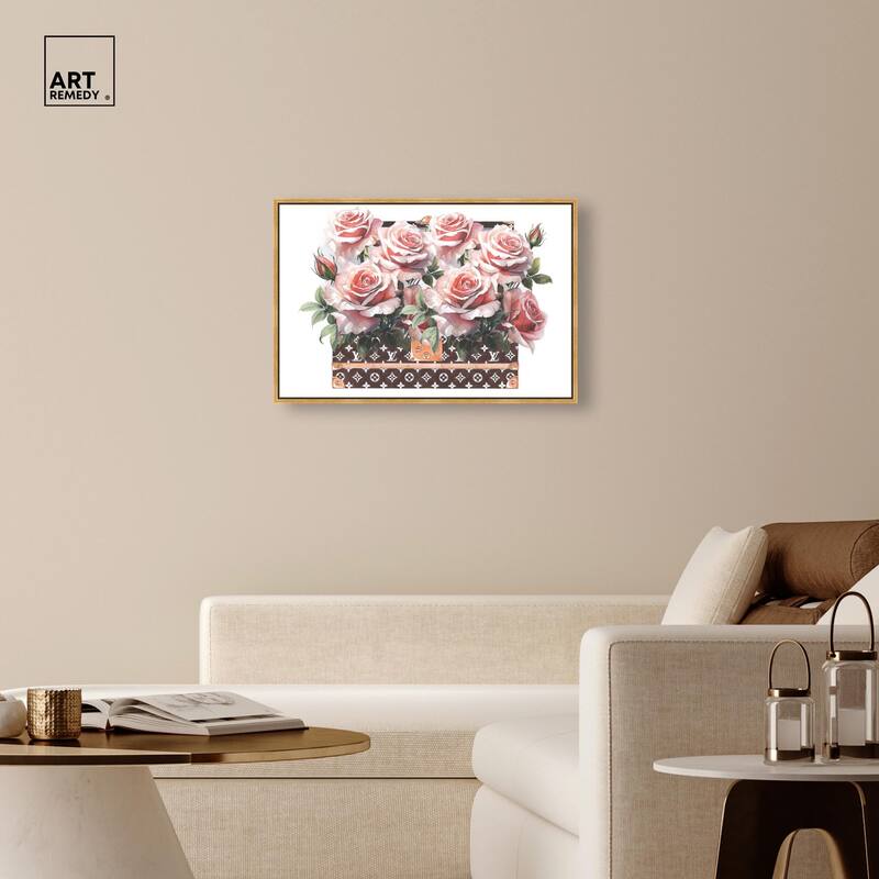 Doll Memories - Stylish Roses Canvas by Art Remedy