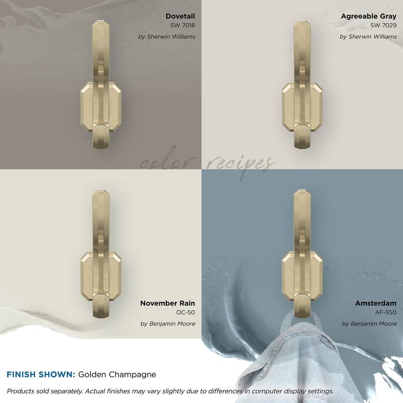 Amerock Granlyn Double Prong Decorative Wall Hook