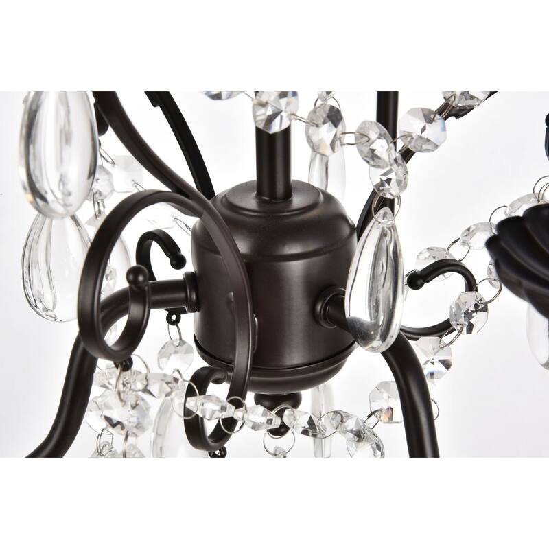Elegant Lighting Blaise 3 Light 15" Crystal Chandelier