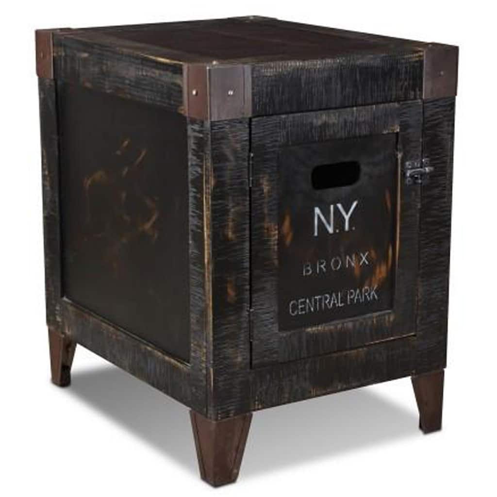 Pair of City 1 Door End Table - New York