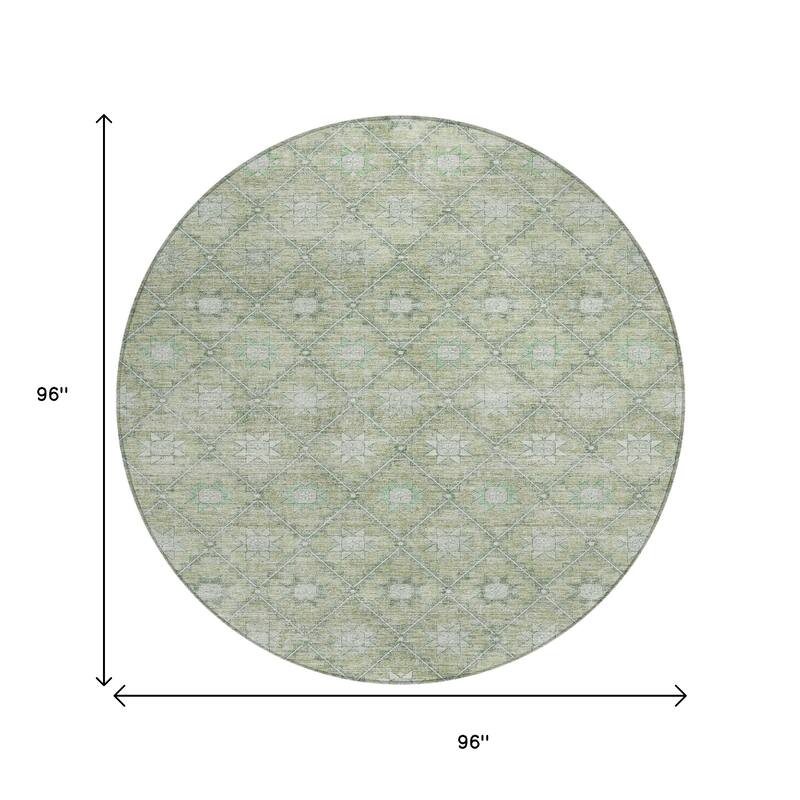 HomeRoots Floral Transitional Rectangle Outdoor Rug