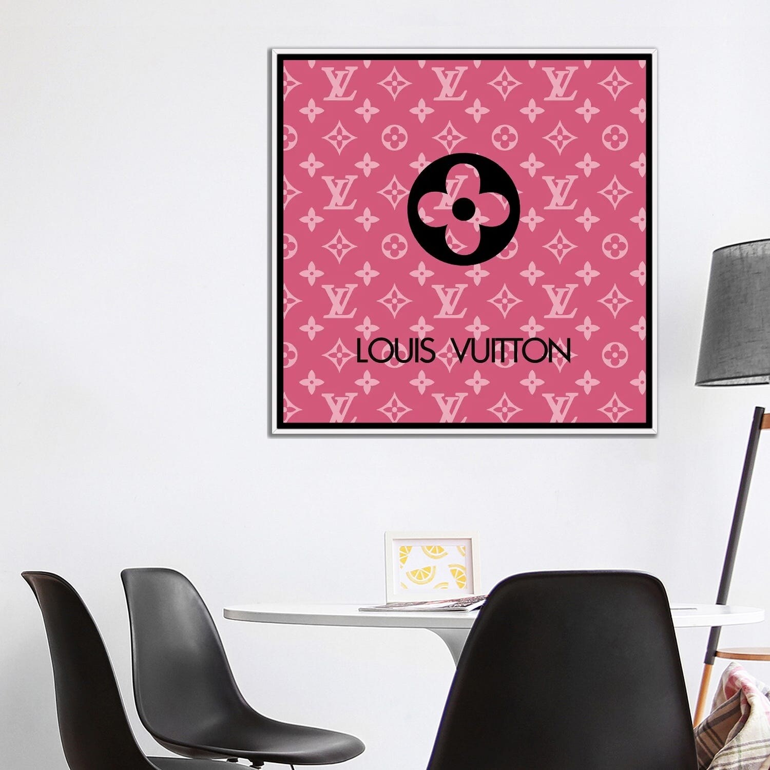 LOUIS VUITTON Pink Canvas Art Print By Art Mirano ICanvas