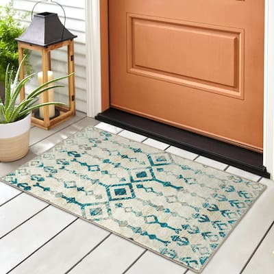 Indoor/ Outdoor Addison Bravado Morroccan Washable Area Rug