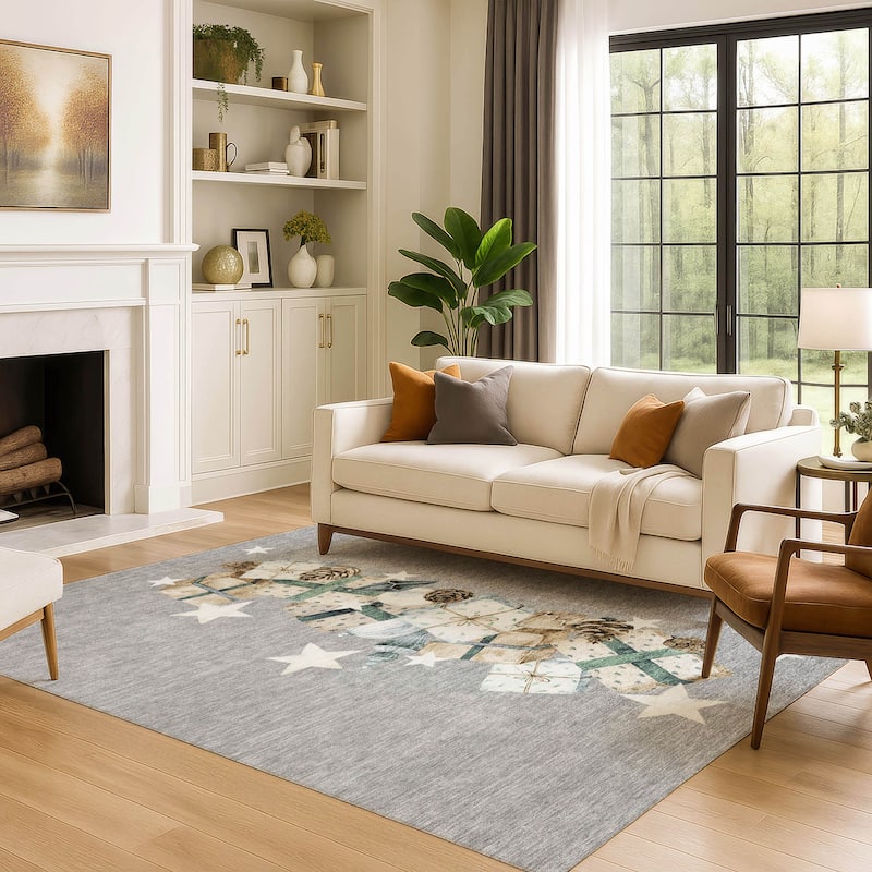 Premium Washable Super Soft Christmas Presents Mayfield Rug