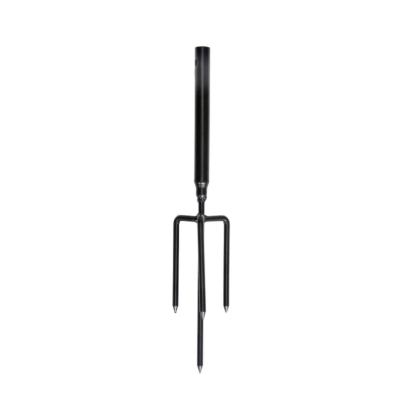 Set of 6 RC String Light Pole, 9 FT Lighting Stand with Horn Shape Hooks, LED Solar Bulbs for Parties, Christmas