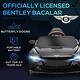 preview thumbnail 4 of 5, 12V Bentley Bacalar Kids Electric Ride-On Car with Remote, Butterfly Doors, MP3, and Safety Suspension for Ages 3-6