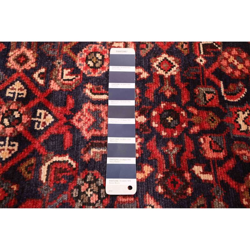 ECARPETGALLERY Hand-knotted Andelz Dark Navy Wool Rug - 3'7 x 10'7