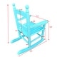 preview thumbnail 8 of 53, Sturdy Rocking Chair Indoor and Outdoor -Suitable For Kids - 14.2” L x 18.9” W x 22.44” H