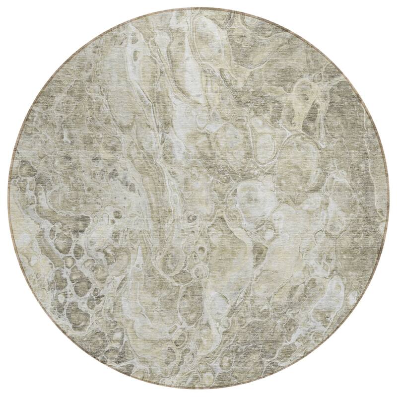 HomeRoots Abstract Transitional Rectangle Outdoor Rug