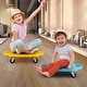 preview thumbnail 2 of 7, Gymax Children Balance Board Sitting Scooter Board 4-Pack PP Floor