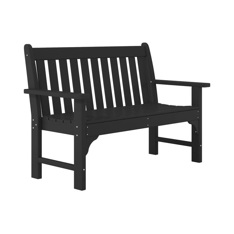 Laguna Outdoor Patio 5-Piece Porch Bench & Rocking Chair Conversation Set