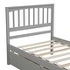 preview thumbnail 4 of 18, Twin Size Platform Bed With Two Drawers