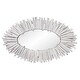 preview thumbnail 3 of 3, Durango White Oval Mirror - 31 x 50.1/2 x 2