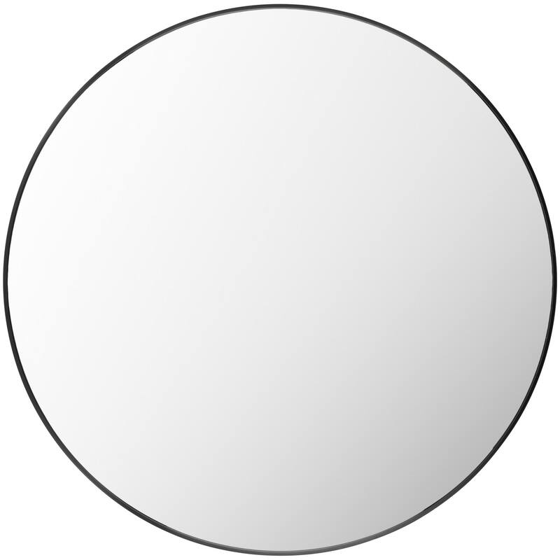 Livabliss Aranya Modern Aluminum Round Circle Accent Mirror