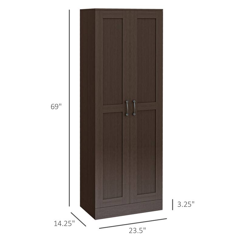 Modern Storage Cabinet with Adjustable Shelves Soft Close Door Anti Tipping Durable Particleboard for Home and Office