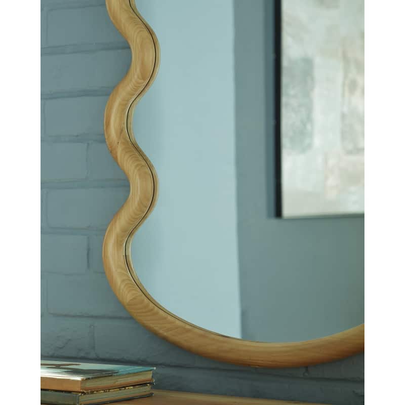 Signature Design by Ashley Serendis Brown Accent Mirror - 24" W x 1" D x 48" H