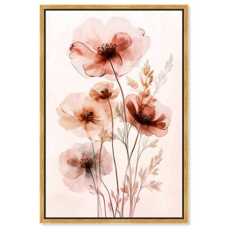 Petal Dye III Canvas by Art Remedy - Gold - 16" x 24"