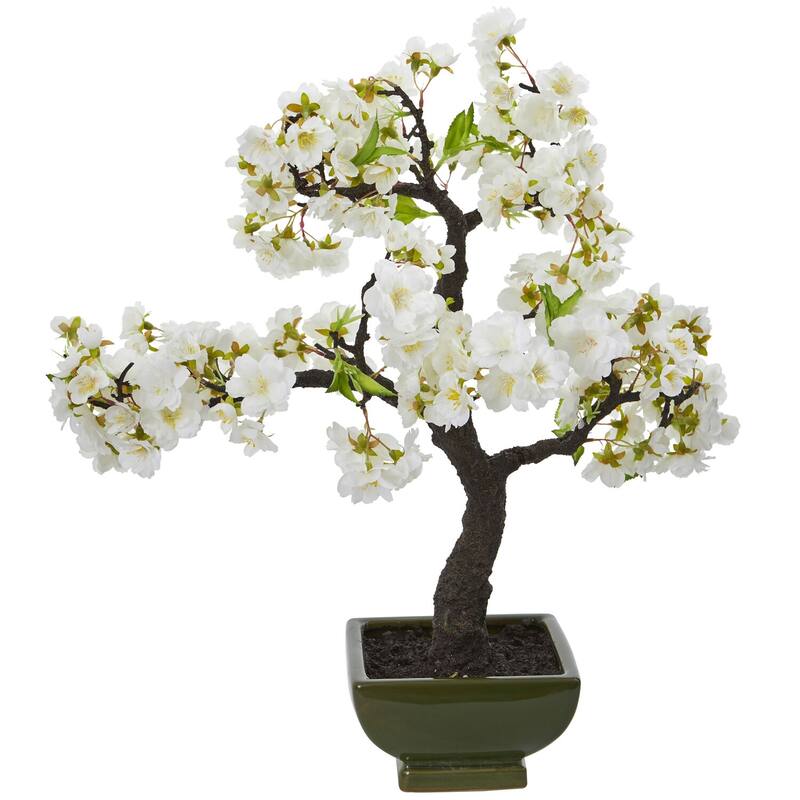 Artificial Tree 4ft Coastal Decor Boho Tree with Woven Planter Indoor Accent Plant - White - 9