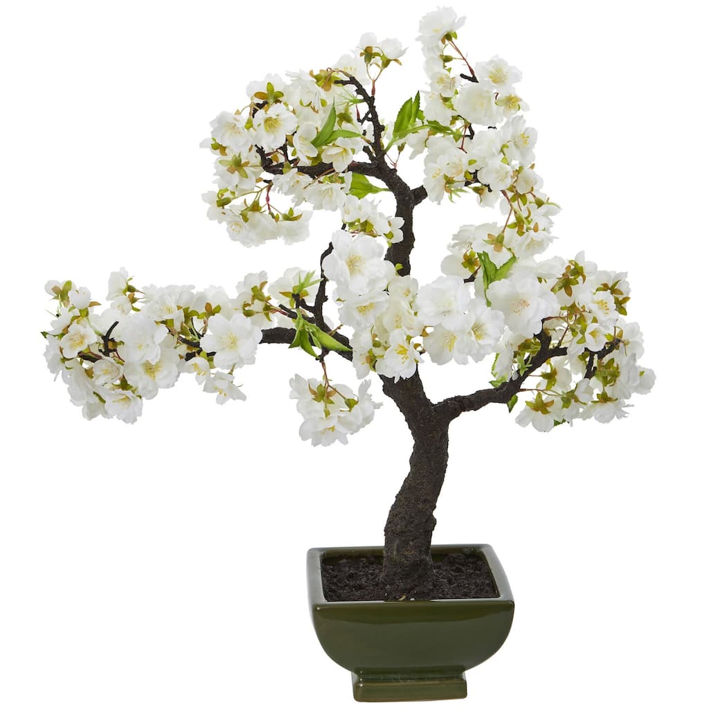 Artificial Tree 4ft Coastal Decor Boho Tree with Woven Planter Indoor Accent Plant - White - 9