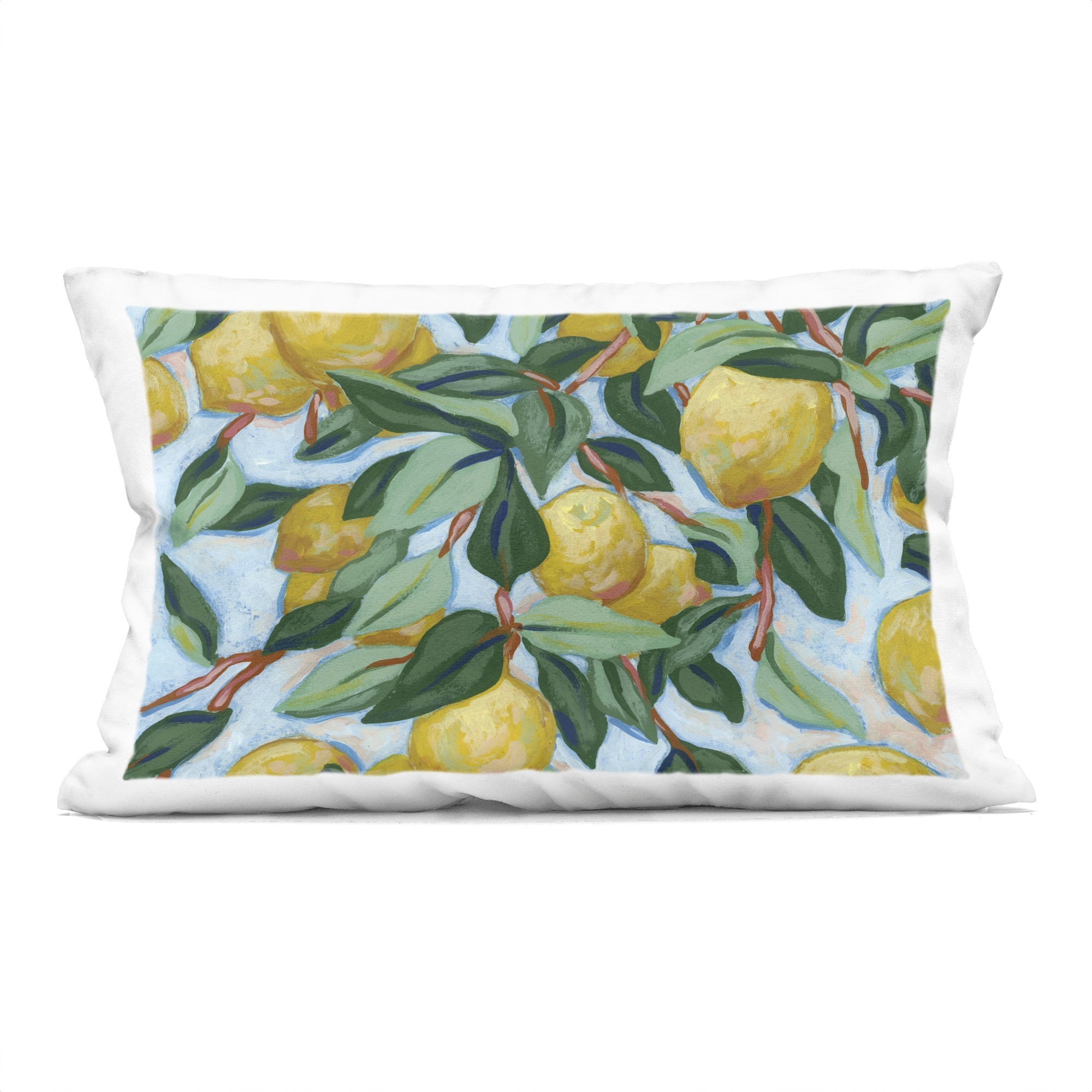 Stupell Summer Citrus Tree Decorative Printed Throw Pillow Design by June Erica Vess