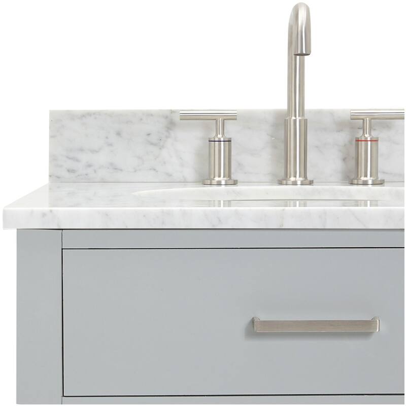 Ariel H043SLCW2OVO Bristol 43" Free Standing Single Oval Basin Vanity
