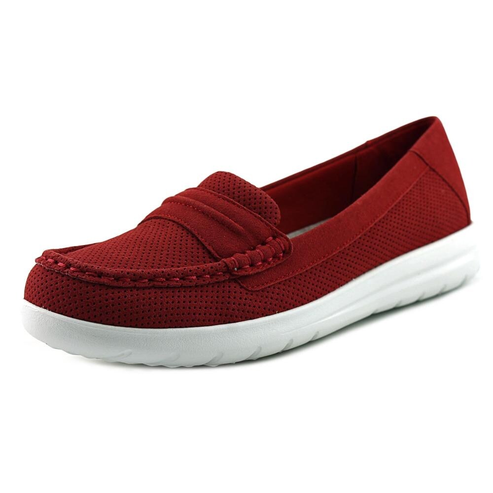 clarks cloudsteppers red