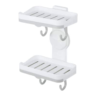 Wall Mounted Soap Dish Soap Box Soap Holder for Bathroom Kitchen