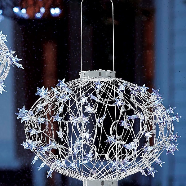 Large White Solar Star Lantern Bed Bath Beyond 40463516
