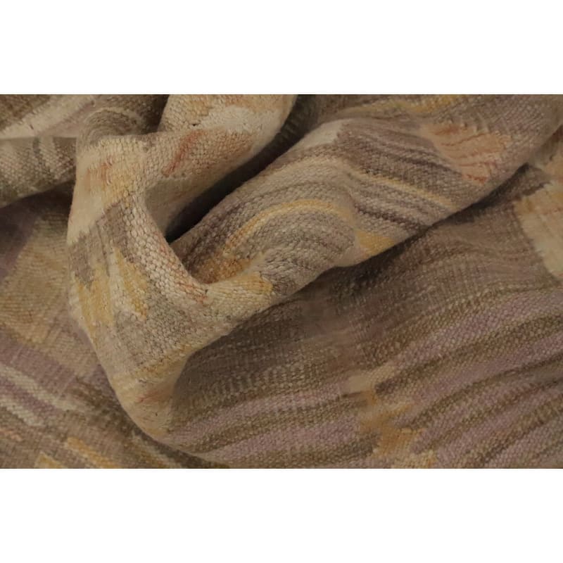 Hand Woven Oriental 100% Wool Carpet Southwestern Tribal Brown Kilim Area Rug - 5' 8'' X 4' 0''