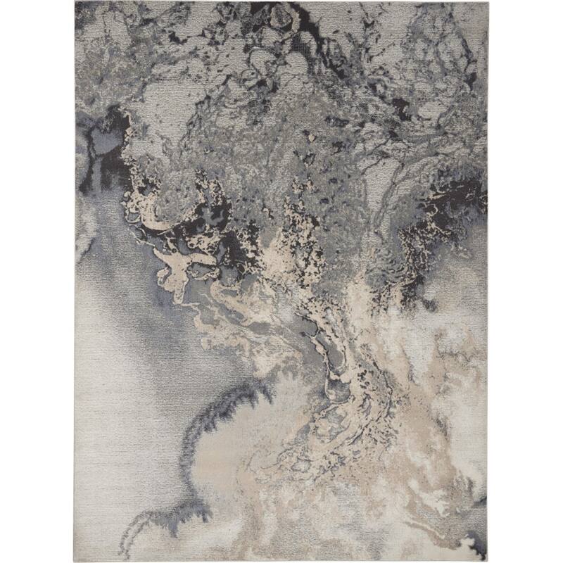 Cehit Abstract Modern Stain Resistant Area Rug By HomeRoots
